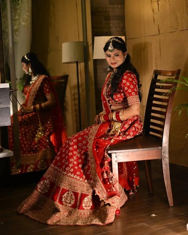 Traditional bridal look